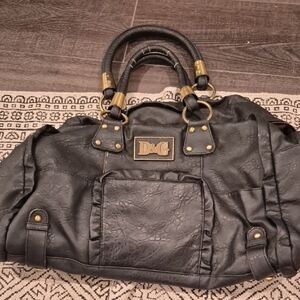 D&G Black Leather Vintage Bag